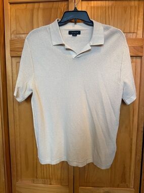 Cotton On Men's Short-Sleeve Polo - Cream